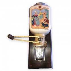 Old wall-mounted coffee grinder | Sarregumines France | Auvergne decor