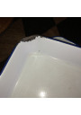 Lot of 2 old enamelled sheet metal trays