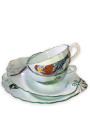 2 "Selfish" lunch cups Gien France | Circa 1960 to 1971