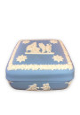 Ancienne boîte Wedgwood bleue Shabby Chic