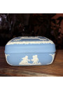 Ancienne boîte wedgwood bleue Shabby Chic