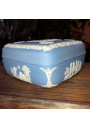 Old Shabby Chic blue wedgwood box