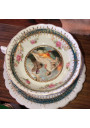 Ancienne tasse et soutasse en porcelaine