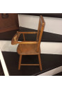 Jouet vintage petite chaise haute de poupée