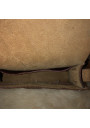 Lot of 2 old small leather bags for dolls