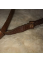 Lot of 2 old small leather bags for dolls