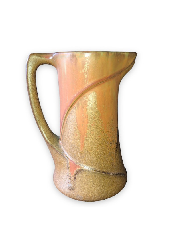 Ancien broc en grès signé Denbac | Ancien pichet Denbac