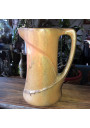 Old sandstone jug signed Denbac | Former Denbac pitcher