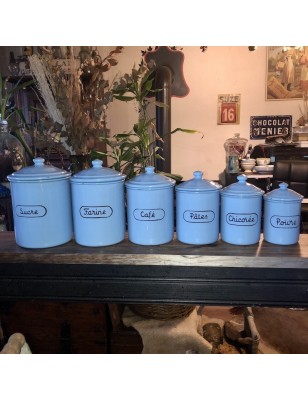 Old spice series in enamelled sheet metal | SPHINX-ELITE | B.B. | Light blue