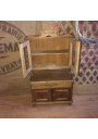 Old wooden doll buffet furniture