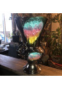 Ancien vase signé Vallauris  mordoré et arc-en-ciel