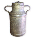 Ancien bidon à lait de ferme en aluminium | L.P. | Ets SCHMID