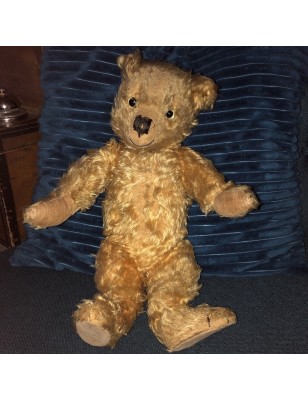 Old Steiff teddy bear in blond mohair