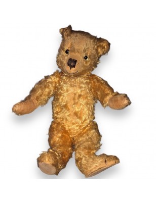 Old Steiff teddy bear in blond mohair
