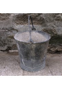 Petit seau en zinc H 20,3 cm | Seau de puits | Déco | Jardin