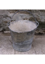 Petit seau en zinc H 20,3 cm | Seau de puits | Déco | Jardin