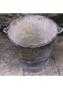 Petit seau en zinc H 20,3 cm | Seau de puits | Déco | Jardin