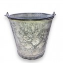 Ancien seau en zinc | h 27,5 cm | Seau de puits | Déco | Jardin
