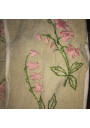 Old small hanging storage in embroidered linen