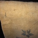 Ancien sac en toile de jute ROGER BARREAU NEVERS 1953