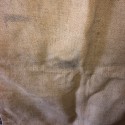 Ancien sac en toile de jute ROGER BARREAU NEVERS 1953