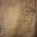 Ancien sac en toile de jute ROGER BARREAU NEVERS 1953