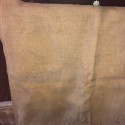 Ancien sac en toile de jute ROGER BARREAU NEVERS 1953