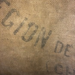 Old burlap sack | | U.D.C.C CHER 1959