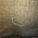Anciens sacs en toile de jute | SOPECOBA 
- Lettrage foncé