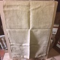 Anciens sacs en toile de jute | SOPECOBA 
- Lettrage foncé