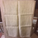 Anciens sacs en toile de jute | SOPECOBA 
- Lettrage délavé