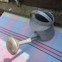 Old galvanized zinc watering can | Garden zinc watering can