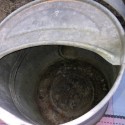 Old galvanized zinc watering can | Garden zinc watering can