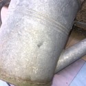 Ancien arrosoir en zinc galvanisé | Arrosoir en zinc de jardin