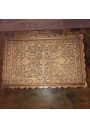 Ancienne boîte coffret en bois sculpté