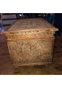 Ancienne boîte coffret en bois sculpté