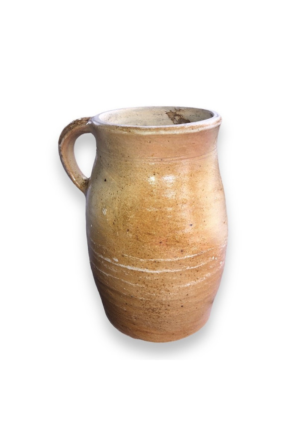Ancien grand broc en grès 4 litres