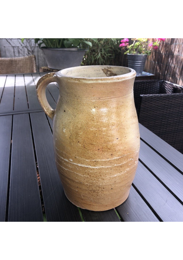 Grand broc en grès vintage 4 litres