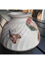 Old Digoin and Sarreguemines bowl signed G. Bonfils