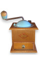 Old AS Grand Mère sky blue coffee grinder