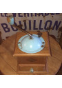 Old AS Grand Mère sky blue coffee grinder