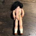 Mignonette doll 16 cm porcelain head open mouth Unis France