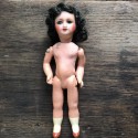 Mignonette doll 16 cm porcelain head open mouth Unis France