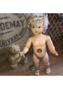 Old talking doll and sleeping eyes