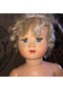 Old talking doll and sleeping eyes