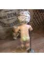 Old talking doll and sleeping eyes