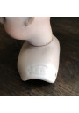 Mignonette bust head in closed mouth biscuit François Gauthier