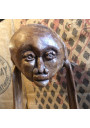 Sculpture Africaine en bois signée | Art Africain