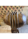 African wooden sculpture signed | African Art