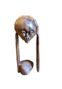 Sculpture Africaine en bois signée | Art Africain